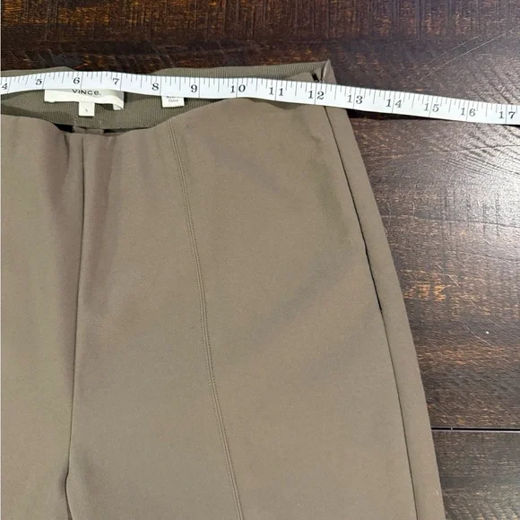 Vince Bobbi Ponte Leggings S Taupe Brown High Rise Ankle Pants - Picture 7 of 8